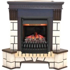   Real Flame Stone Corner   3D Oregan