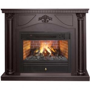 Камин для дома и дачи Real Flame Nicossia 26 с очагом 3D Novara