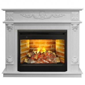 Камин для дома и дачи Real Flame Philadelphia 26 WT с очагом 3D Prometheus 26