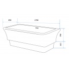 Акриловая ванна с подсветкой Gemy G9221