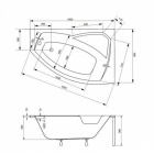 ������������� ����� � �������� Besco Rima P 150x95 ��