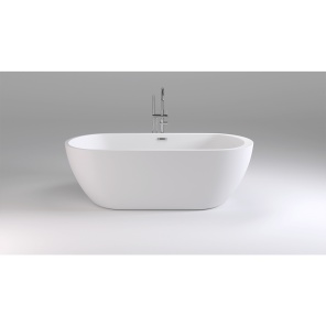 Овальная акриловая ванна Black & White Swan SB105