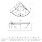 Панель фронтальная EXCELLENT Glamour 140