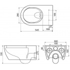 ������ ��������� EXCELLENT Doto P-Rim CEAX.1404.545.WH