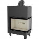 Каминная топка Kratki MBA/P/BS/SG гнутое стекло правое