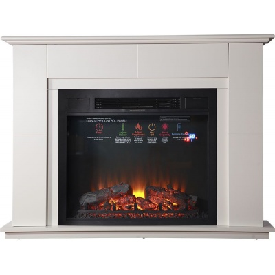     InterFlame Blanc   Antares 31 LED FX QuartZ -      - "  "