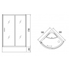 Душевой уголок Gemy Victoria S12051