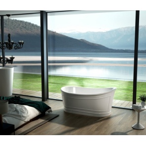 Овальная акриловая ванна BelBagno BB32 Овальная акриловая ванна BelBagno BB32