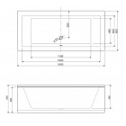    Cezares Plane Mini 160x70x42