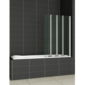 Шторка для ванны BelBagno PRATICO-V-4-100/140-P-Cr-R