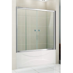 Шторка для ванны BelBagno PRATICO-VF-2-170/140-P-Cr
