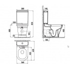 Бачок Creavit Antik AN410