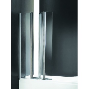 Шторка для ванны BelBagno TRIO-W-V-3-90/140-C-Cr-L
