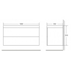     BelBagno Regina Stucco Veneziano 100x45x50 
