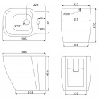 Напольное биде Cezares Aldina BB114B