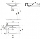 Раковина встраиваемая Creavit EK065