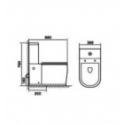 Унитаз напольный Esbano Espada