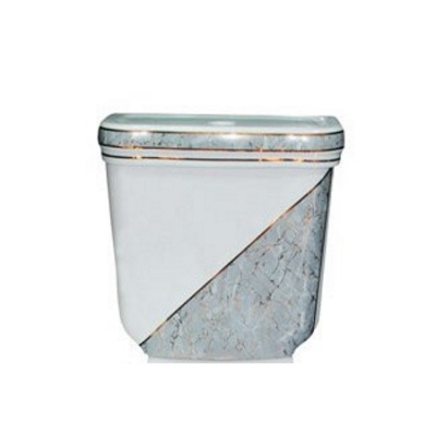 Сливной бачок Creavit Klasik KL410.000I0 декор диагональ/серый - купить по специальной цене в интернет-магазине "Уют в доме"