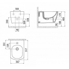 Биде подвесное Creavit ELEGANT EG510.00000