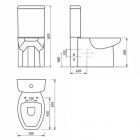 Унитаз с биде Creavit SPARK SA310.00000