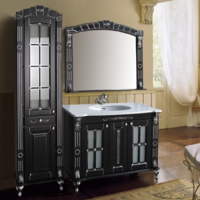 Пенал Atoll Александрия black правый - купить по специальной цене в интернет-магазине "Уют в доме"