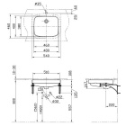 Раковина встраиваемая TOTO Public LW765Y#XW