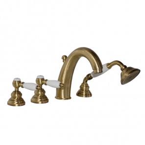 Смеситель для ванны GATTONI Gattoni Vivaldi Lever 1340013VObr