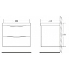     BelBagno Marino Patinato Mirto 65