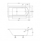   Besco Shea slim 140x70