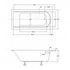   Besco Shea slim 150x70