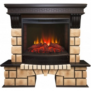   Real Flame Stone Brick   Evrika 25.5 LED