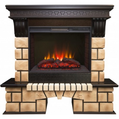      Real Flame Stone Brick   Sparta 25.5 LED -      - "  "