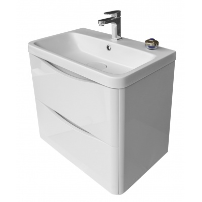 Тумба с раковиной La Tezza LUX 80 белый глянец - купить по специальной цене в интернет-магазине "Уют в доме"