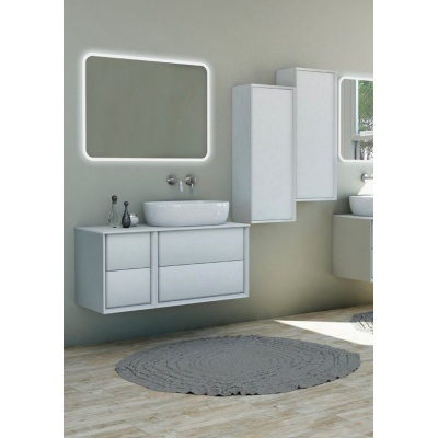   Cezares Bellagio 50214 Bianco opaco, 104x46x1,6 -      - "  "