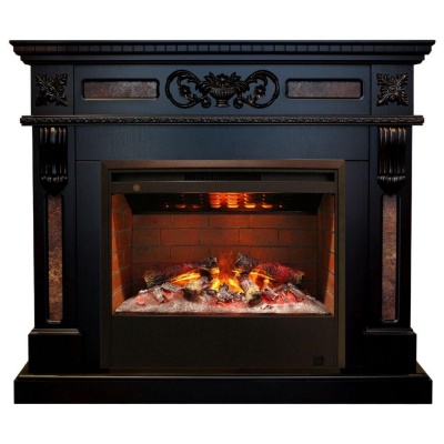      Real Flame Corsica Lux 26 AO   3D Cassette 630 (Black ) -      - "  "