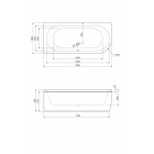      BelBagno METAURO CORNER-180-SCR-L