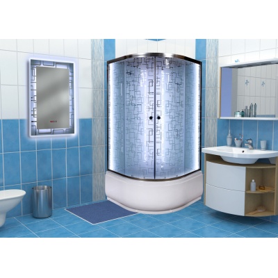 Душевая кабина Deto ЕМ4580 N LED - купить по специальной цене в интернет-магазине "Уют в доме"