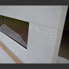 Навесной электрокамин Glenrich Genius 240 White белёный дуб