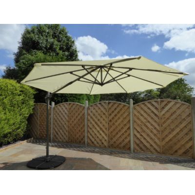 Садовый зонт Garden Way А002-3500 бежевый (тауп) - купить по специальной цене в интернет-магазине "Уют в доме"