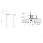 Напольный смеситель Boheme 229-B