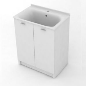 Тумба с раковиной Kerasan Aquadom 9166K3*1
