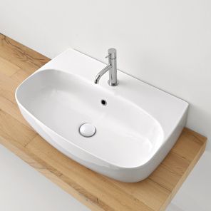 Раковина Kerasan Nolita 534201*1 bi белый глянец