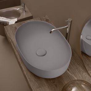 Овальная раковина Kerasan Nolita 534389*0 Ferro Matt