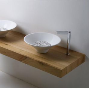 Раковина круглая Kerasan Deco Cocktail 480101 белая