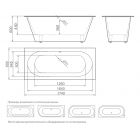 Ванна пристенная Esse Cite