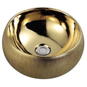 Раковина круглая Boheme 862 золото