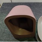 Унитаз безободковый Kerasan Nolita 55х35 см Бургундский матовый