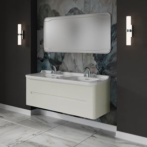 Тумба под раковину Kerasan Waldorf 150 см bi vaniglia matt