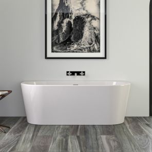 Овальная акриловая ванна Knief & Co Knief Wall XS 165x75[58 см
