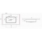 Раковина Vincea VCB-2N800W